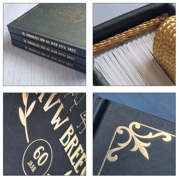 Books with Gold Foil