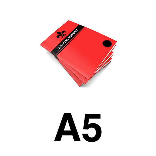 Een brochure A5 als selfcover is een zeer kosten efficient drukwerk product. Hier bestelt u de brochure A5 in kleine oplage digitaal gedrukt en in grote oplage in offset kwaliteit gedrukt. Kies de gewenste oplage voor uw A5 formaat brochure drukwerk.